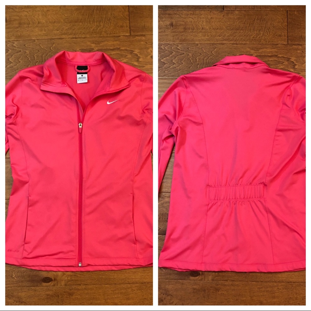 Nike Pink Women's Full-Zip Athletic Jacket